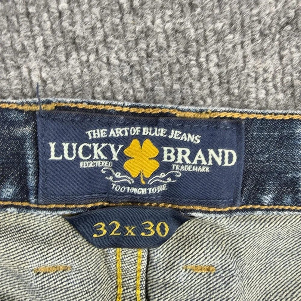 Lucky Brand 363 Vintage Straight Jeans Mens 32x30 Medium Wash Blue Denim Pants